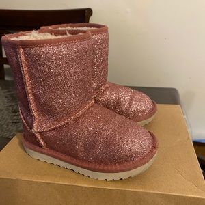 Pink Glitter Ugg boots